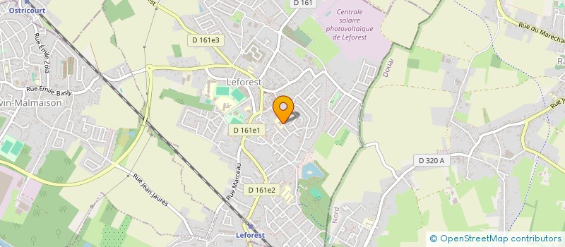 localisation de l'entreprise MONSIEUR ROMAIN BACQUET  LEFOREST