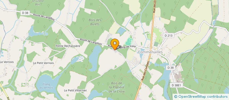 localisation de l'entreprise MONSIEUR ROMAIN BADET  COMMENAILLES