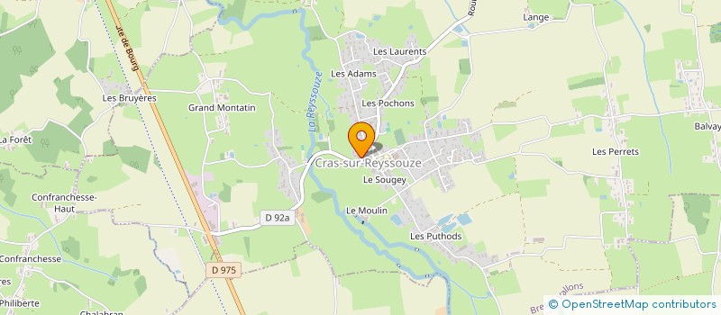 localisation de l'entreprise MONSIEUR ROMAIN BAILLET  BRESSE VALLONS