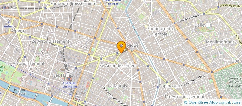 localisation de l'entreprise MONSIEUR ROMAIN BAILLET  PARIS