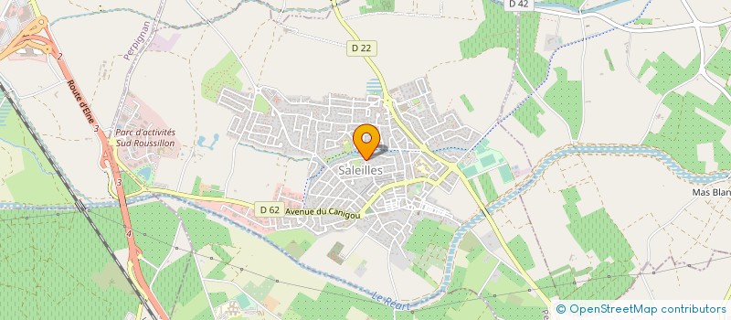 localisation de l'entreprise MONSIEUR ROMAIN BAILLS à SALEILLES