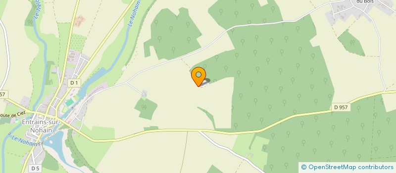 localisation de l'entreprise MONSIEUR ROMAIN BAILLY  ENTRAINS-SUR-NOHAIN