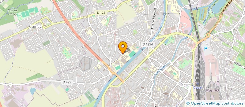 localisation de l'entreprise MONSIEUR ROMAIN BAJEUX  DOUAI