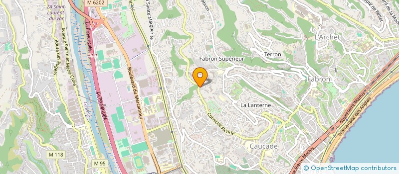 localisation de l'entreprise MONSIEUR ROMAIN BALAIAN  NICE