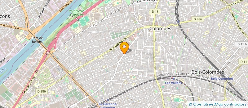 localisation de l'entreprise MONSIEUR ROMAIN BALANDREAU à COLOMBES