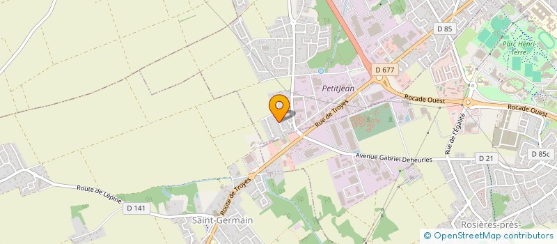 localisation de l'entreprise MONSIEUR ROMAIN BALDUC  SAINT-ANDRE-LES-VERGERS