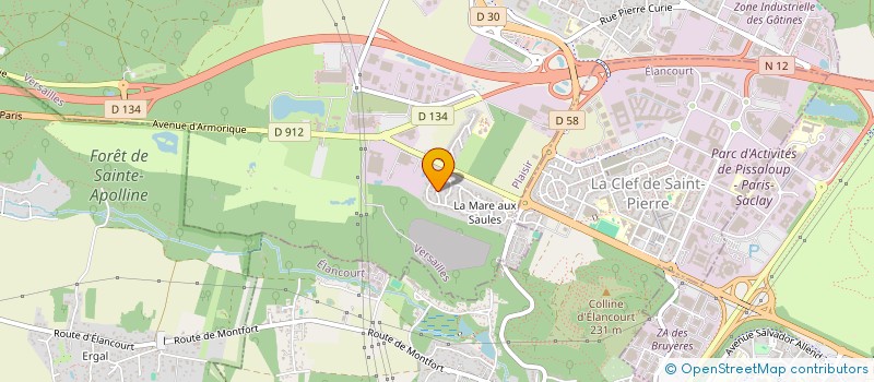 localisation de l'entreprise MONSIEUR ROMAIN BALICHARD  PLAISIR