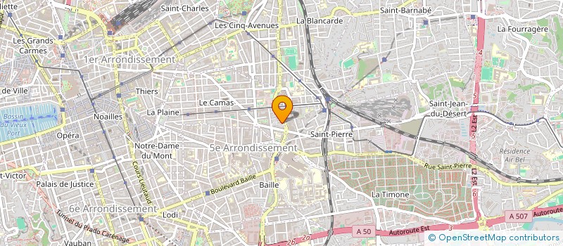 localisation de l'entreprise MONSIEUR ROMAIN BALLION à MARSEILLE