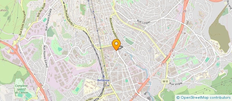 localisation de l'entreprise MONSIEUR ROMAIN BANDEIRA  SAINT-ETIENNE