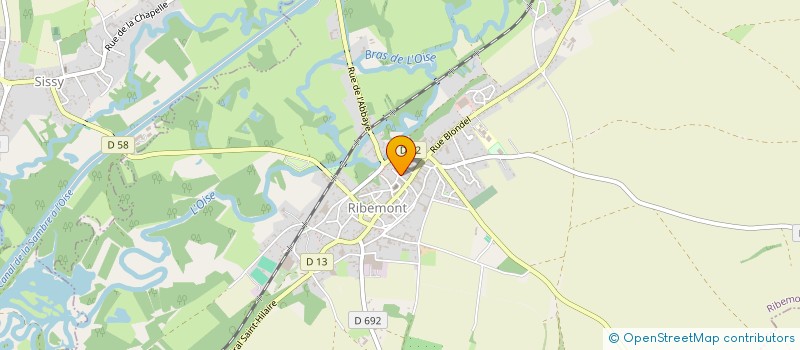 localisation de l'entreprise MONSIEUR ROMAIN BANSE  RIBEMONT