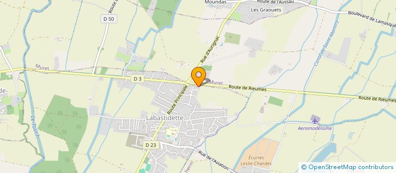 localisation de l'entreprise MONSIEUR ROMAIN BANTEUR  LABASTIDETTE