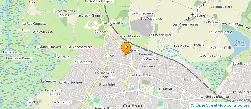 localisation de l'entreprise MONSIEUR ROMAIN BARBE à COUERON