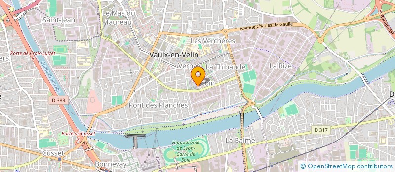 localisation de l'entreprise MONSIEUR ROMAIN BARBOS  VAULX-EN-VELIN