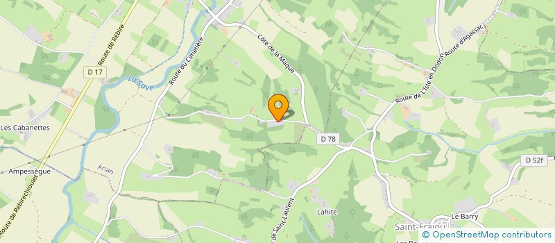 localisation de l'entreprise MONSIEUR ROMAIN BARBOTEAU  ANAN