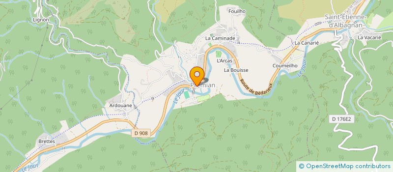 localisation de l'entreprise MONSIEUR ROMAIN BARCELO à COLOMBIERES-SUR-ORB