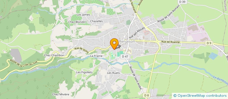 localisation de l'entreprise MONSIEUR ROMAIN BARDOU  RENAISON