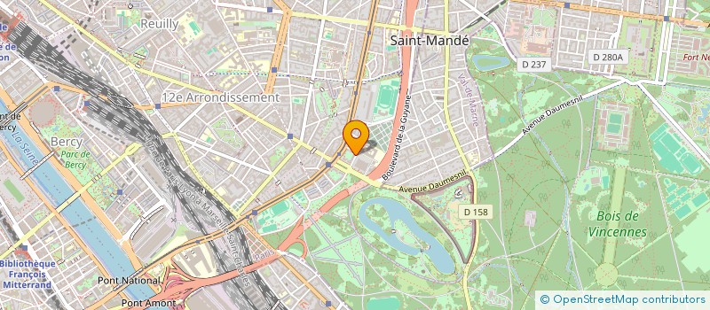 localisation de l'entreprise MONSIEUR ROMAIN BARET  PARIS