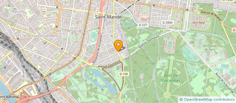 localisation de l'entreprise MONSIEUR ROMAIN BARETGE à SAINT-MANDE