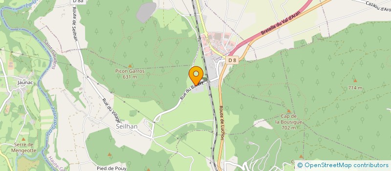 localisation de l'entreprise MONSIEUR ROMAIN BARON  SEILHAN