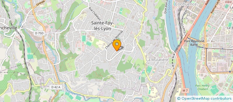 localisation de l'entreprise MONSIEUR ROMAIN BARRALLON à SAINTE-FOY-LES-LYON