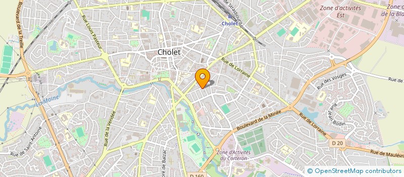 localisation de l'entreprise MONSIEUR ROMAIN BARRE à CHOLET
