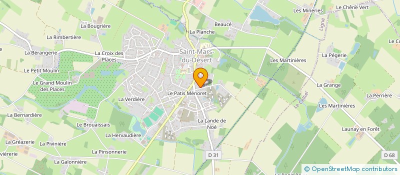 localisation de l'entreprise MONSIEUR ROMAIN BARTHELEMY  SAINT-MARS-DU-DESERT