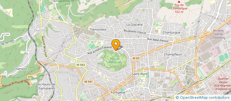 localisation de l'entreprise MONSIEUR ROMAIN BASSET  CLERMONT-FERRAND