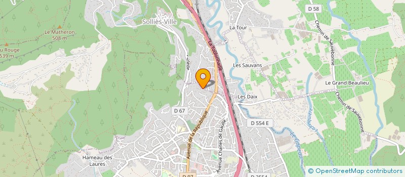 localisation de l'entreprise MONSIEUR ROMAIN BASSO  LA FARLEDE