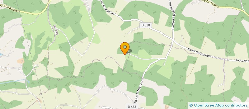 localisation de l'entreprise MONSIEUR ROMAIN BASTIAT  NASSIET