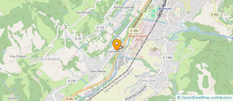 localisation de l'entreprise MONSIEUR ROMAIN BAUCHET  SAINT-MARTIN-DE-QUEYRIERES