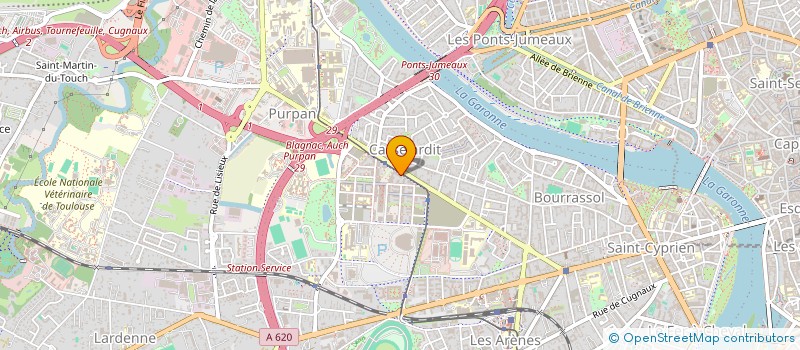 localisation de l'entreprise MONSIEUR ROMAIN BAUDRU à TOULOUSE