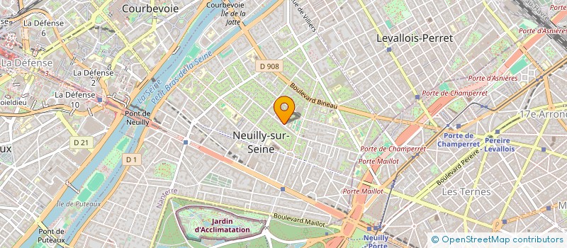 localisation de l'entreprise MONSIEUR ROMAIN BAUFLE à NEUILLY-SUR-SEINE