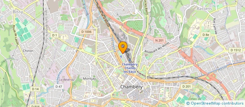 localisation de l'entreprise MONSIEUR ROMAIN BAULMONT  CHAMBERY