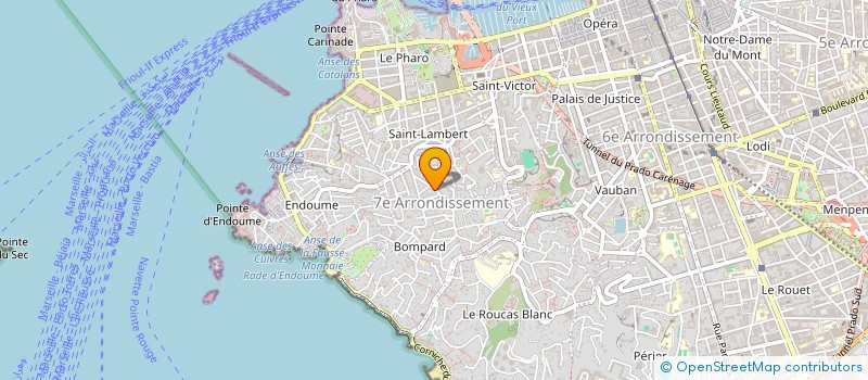 localisation de l'entreprise MONSIEUR ROMAIN BAUME à MARSEILLE