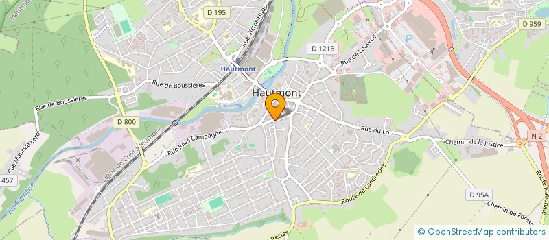 localisation de l'entreprise MONSIEUR ROMAIN BAVAY  HAUTMONT