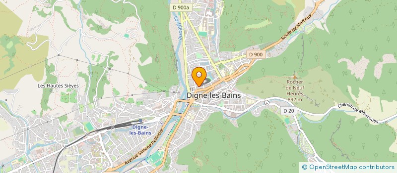 localisation de l'entreprise MONSIEUR ROMAIN BAYETTI à DIGNE-LES-BAINS