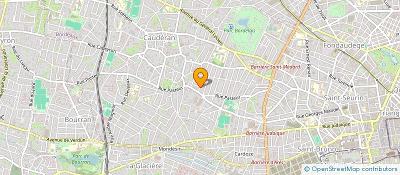 localisation de l'entreprise MONSIEUR ROMAIN BAYLE  BORDEAUX