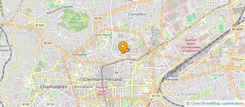 localisation de l'entreprise MONSIEUR ROMAIN BEAUDONNAT  CLERMONT-FERRAND