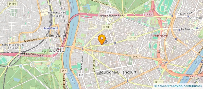 localisation de l'entreprise MONSIEUR ROMAIN BEAUFILS à BOULOGNE-BILLANCOURT
