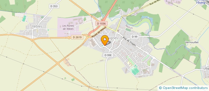 localisation de l'entreprise MONSIEUR ROMAIN BEAUNAY  GUIGNES