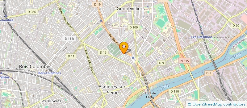 localisation de l'entreprise MONSIEUR ROMAIN BEAUVOIS  ASNIERES-SUR-SEINE