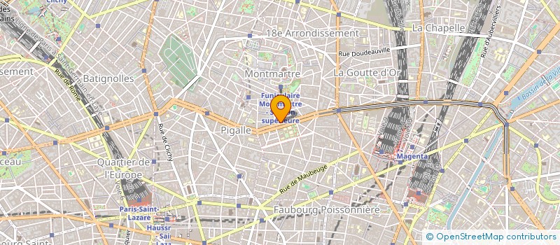 localisation de l'entreprise MONSIEUR ROMAIN BECHET  PARIS