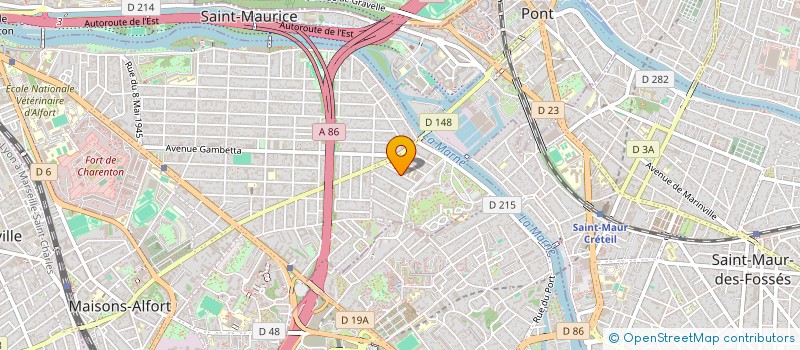 localisation de l'entreprise MONSIEUR ROMAIN BECRET à MAISONS ALFORT