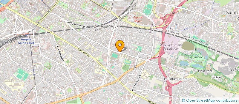 localisation de l'entreprise MONSIEUR ROMAIN BEDUNEAU à ANGERS