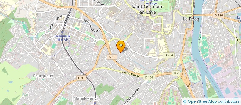 localisation de l'entreprise MONSIEUR ROMAIN BELE  SAINT-GERMAIN-EN-LAYE