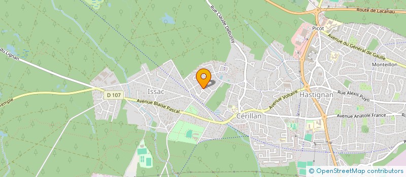 localisation de l'entreprise MONSIEUR ROMAIN BELIN  SAINT-MEDARD-EN-JALLES