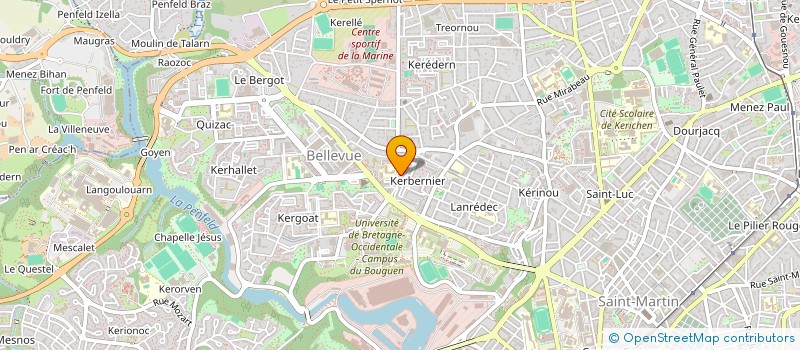 localisation de l'entreprise MONSIEUR ROMAIN BELLEGO à BREST