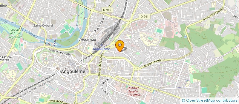 localisation de l'entreprise MONSIEUR ROMAIN BELLENGER à ANGOULEME