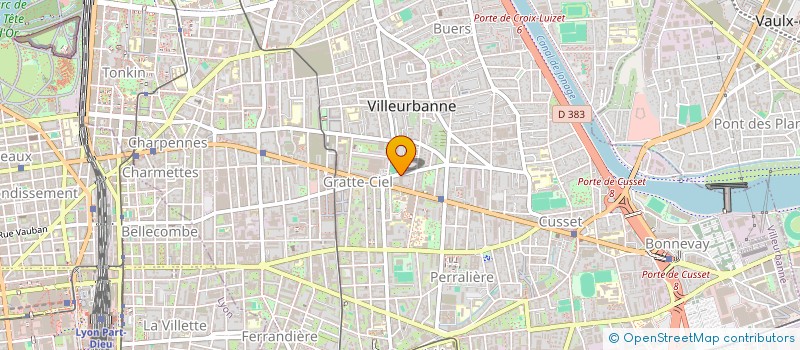 localisation de l'entreprise MONSIEUR ROMAIN BELLI-RIZ  VILLEURBANNE