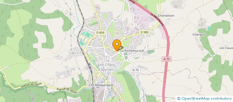 localisation de l'entreprise MONSIEUR ROMAIN BENONI  SAINT-CHELY-D'APCHER